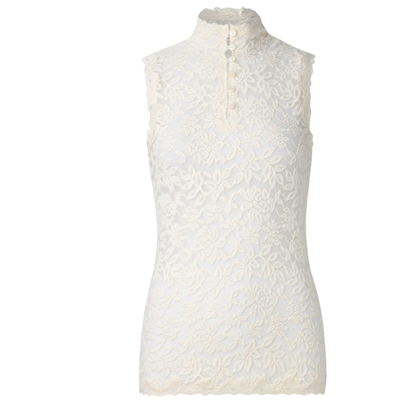 Rosemunde Delicia lace top Ivory