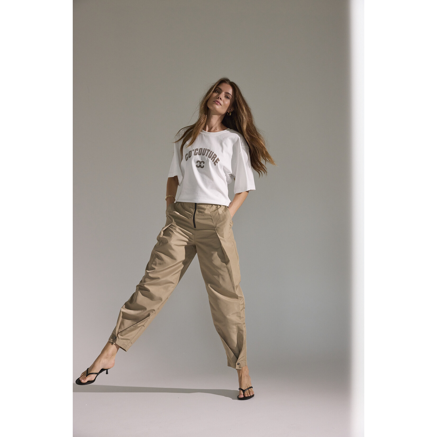 Co'couture Zenga tee White/Walnut