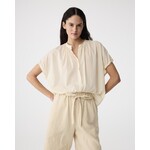 Knit-ted Lotus blouse Ivory