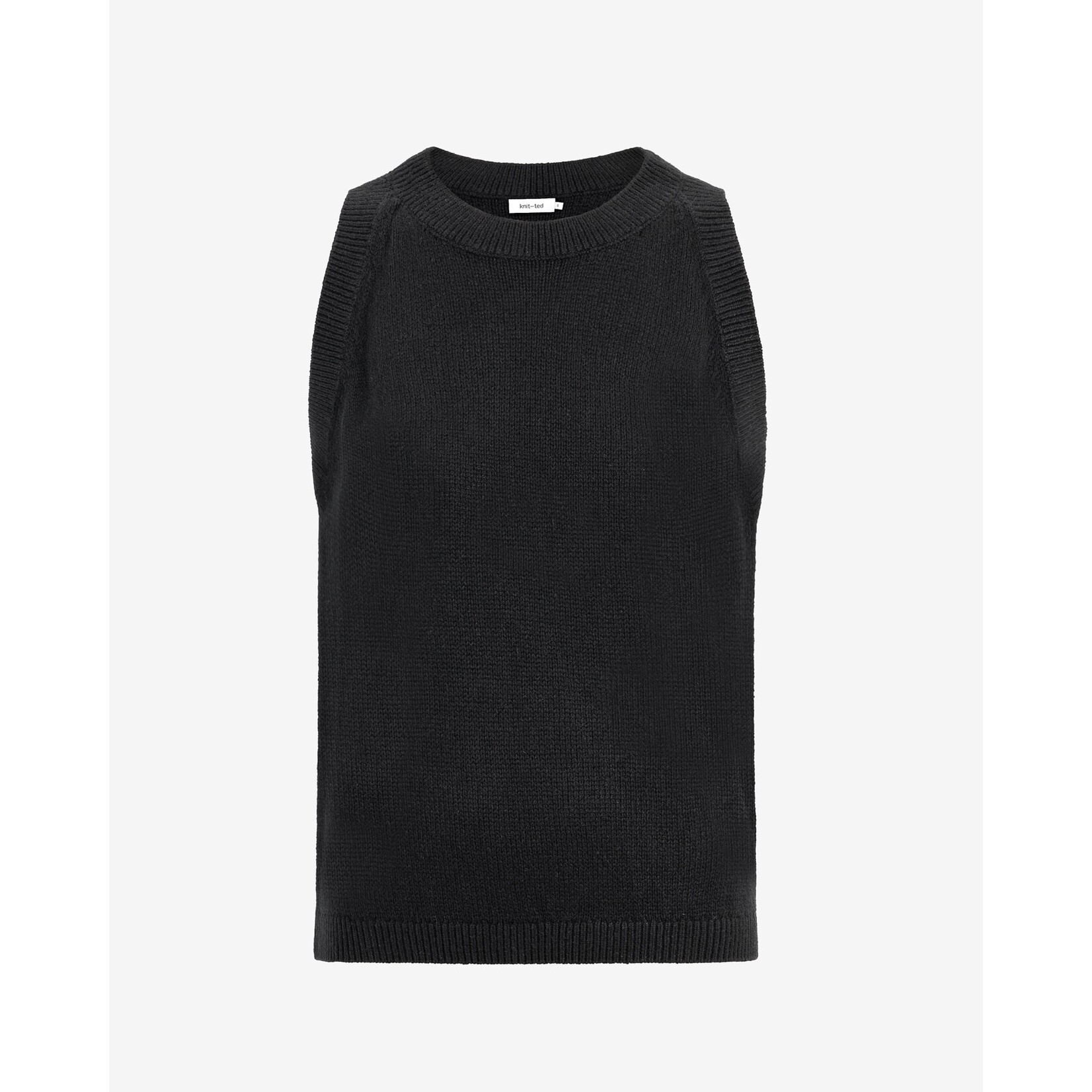 Knit-ted Dolly top Black