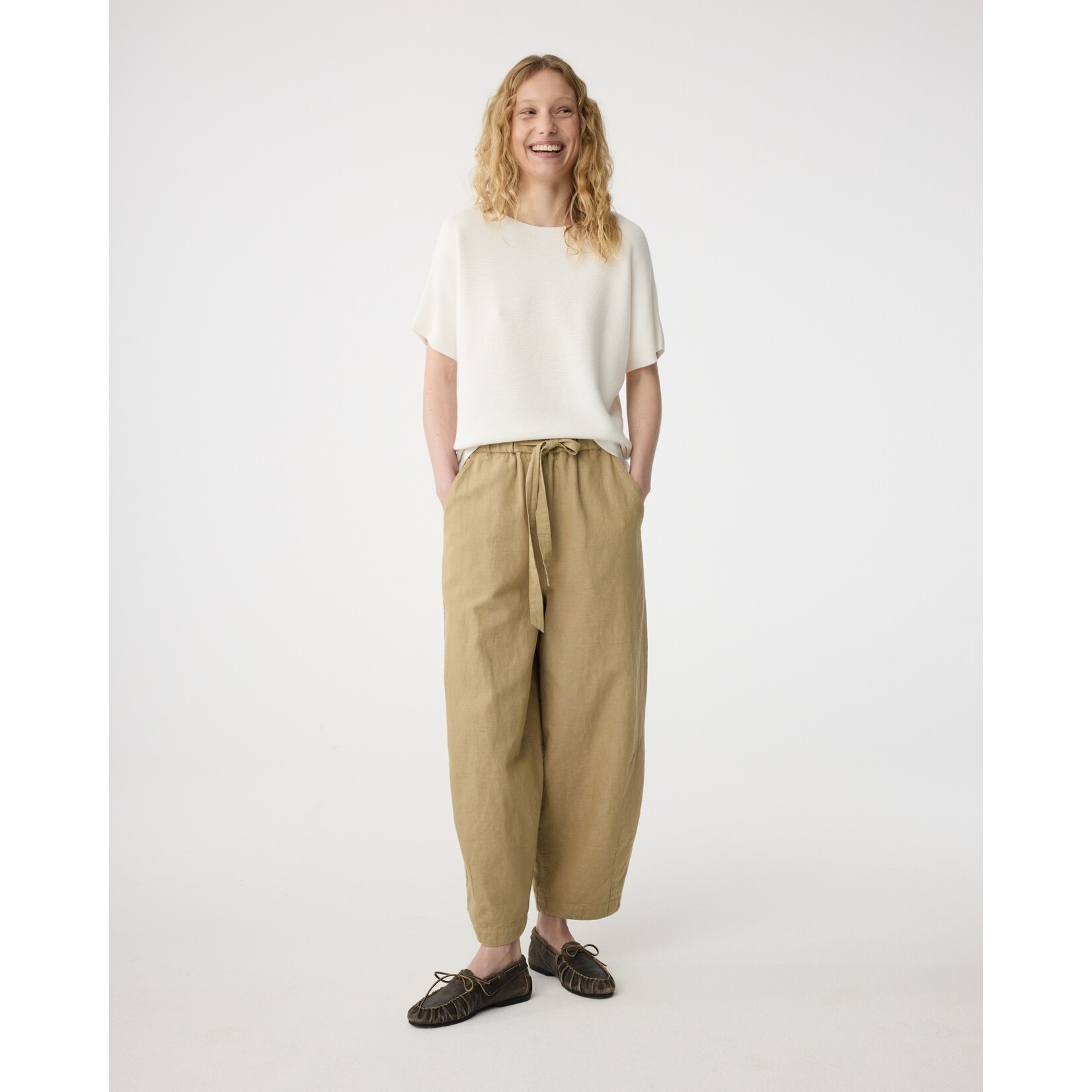 Knit-ted Mona pants Clay
