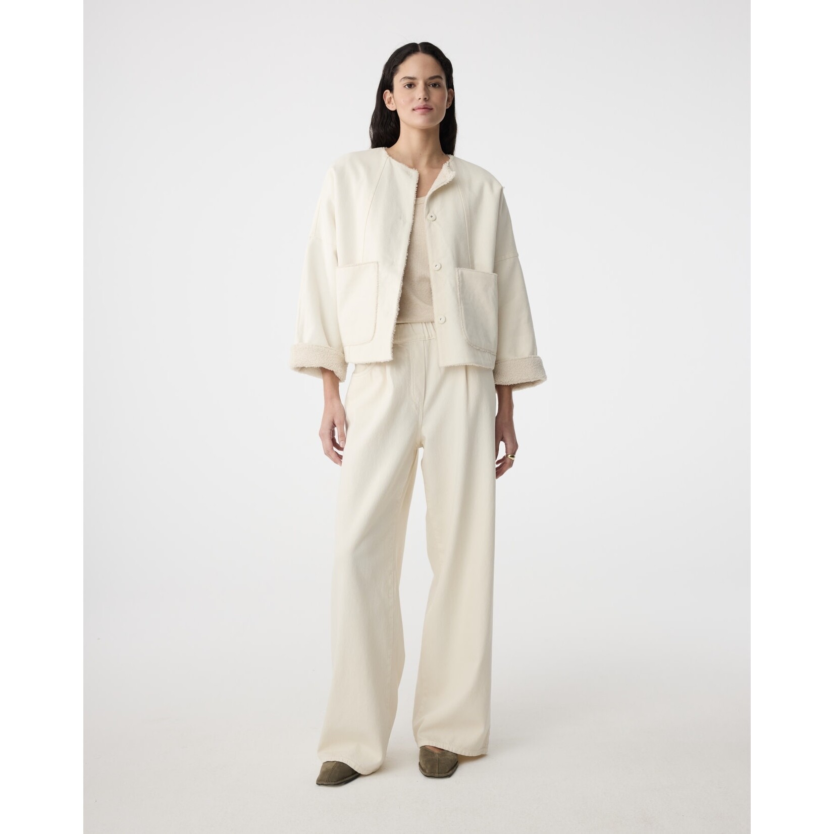 Knit-ted Summer jacket Ivory