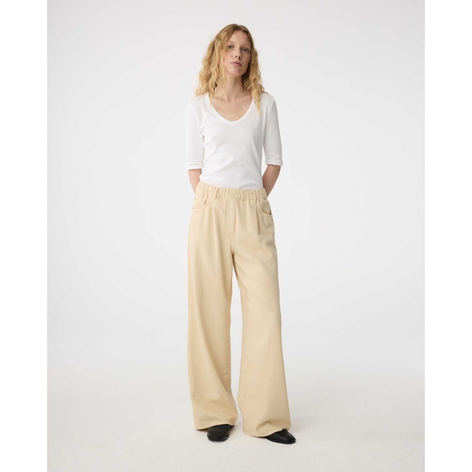 Knit-ted Twiggy pants Sand