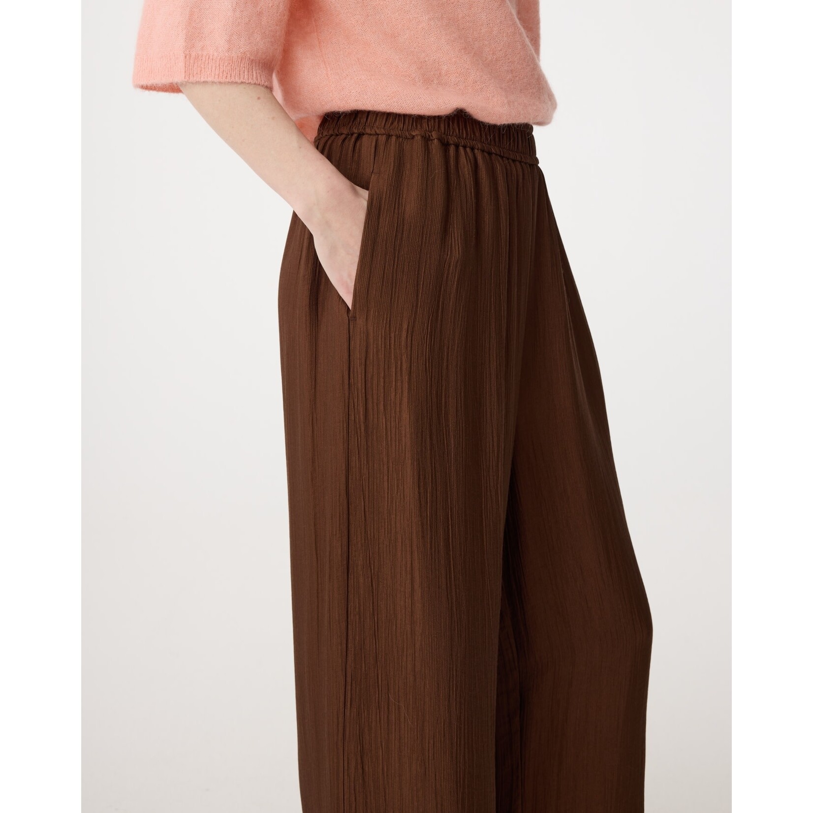 Knit-ted Janou pants Mid brown