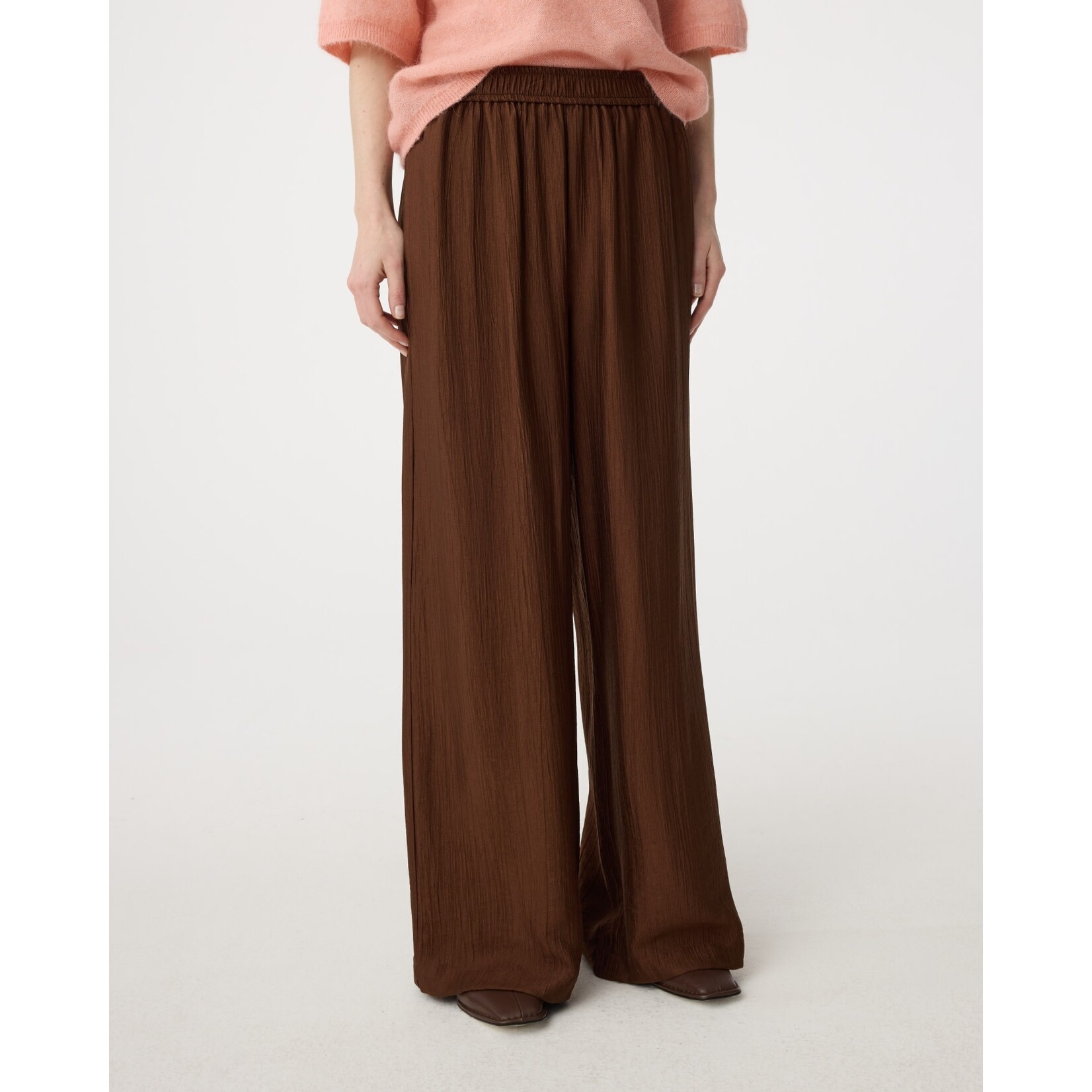 Knit-ted Janou pants Mid brown