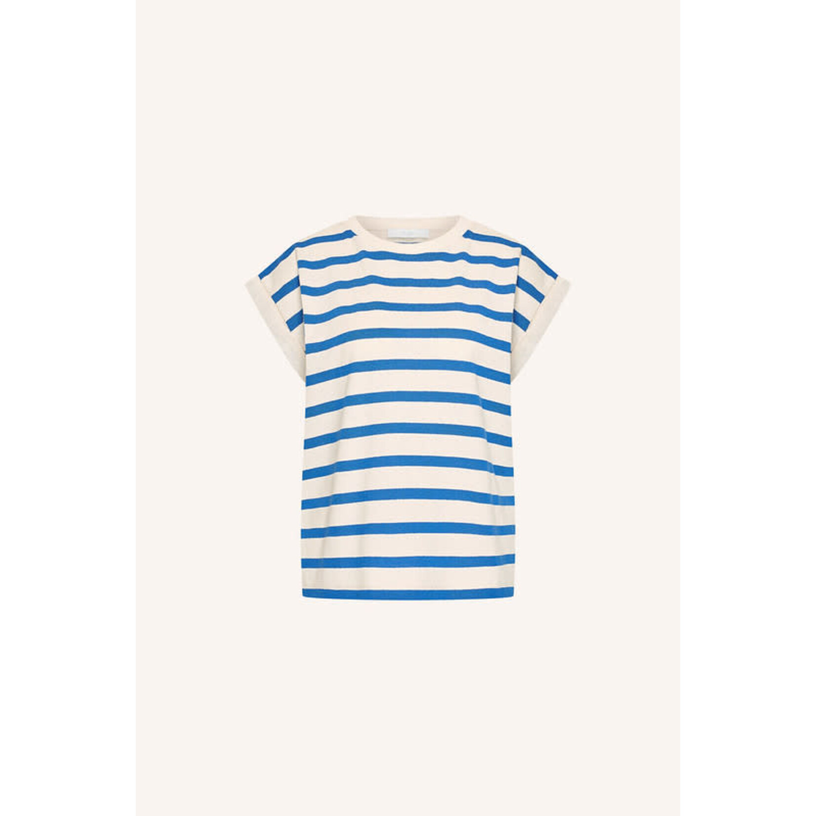 By-Bar Tobi stripe top Azul blue