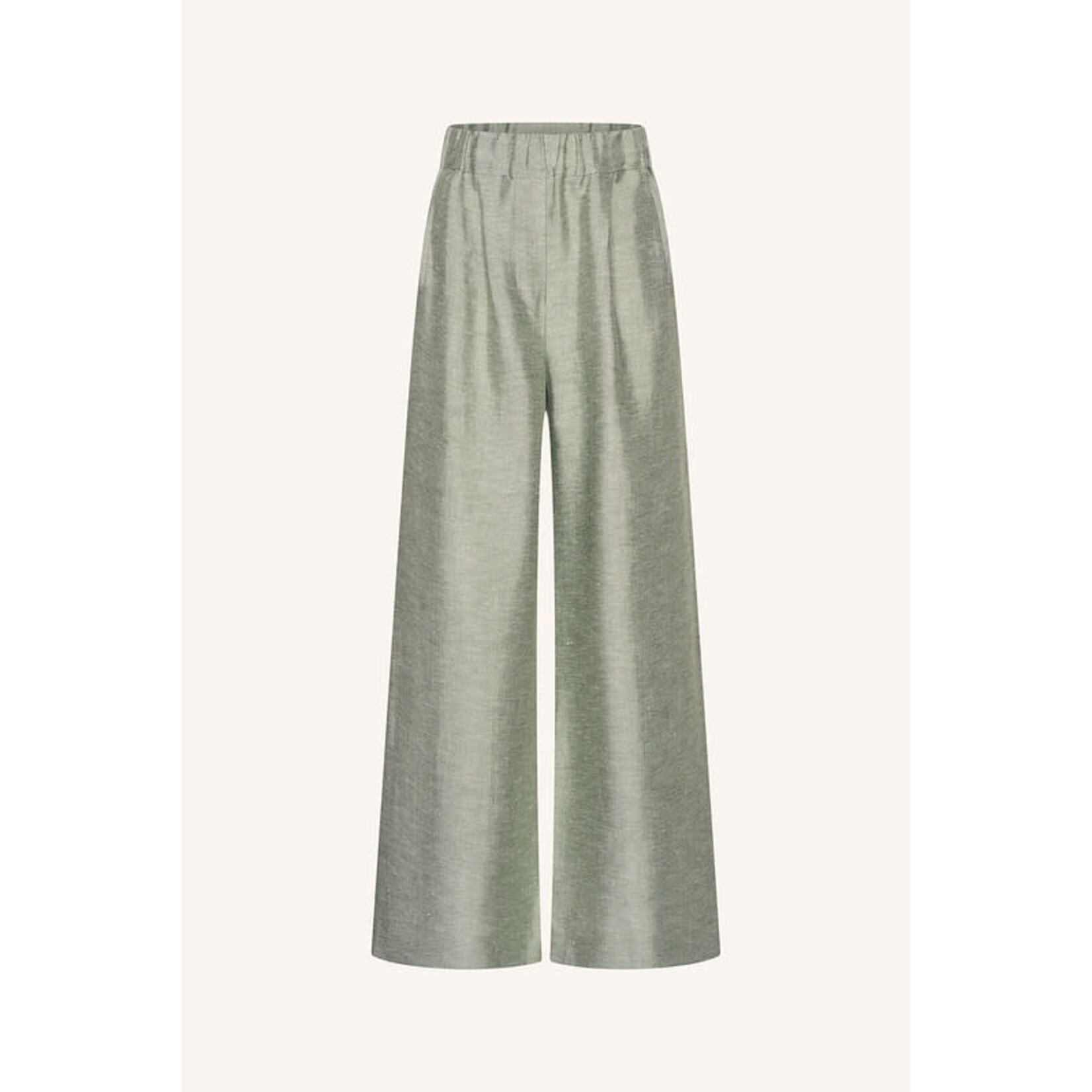 By-Bar Celin gloss pants Light mint