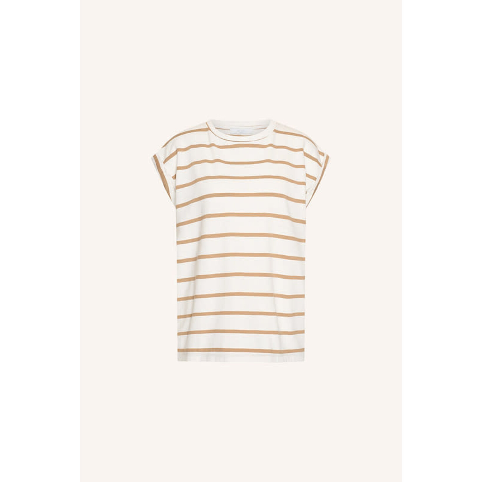 By-Bar Tobi heavy flame stripe top Desert stripe