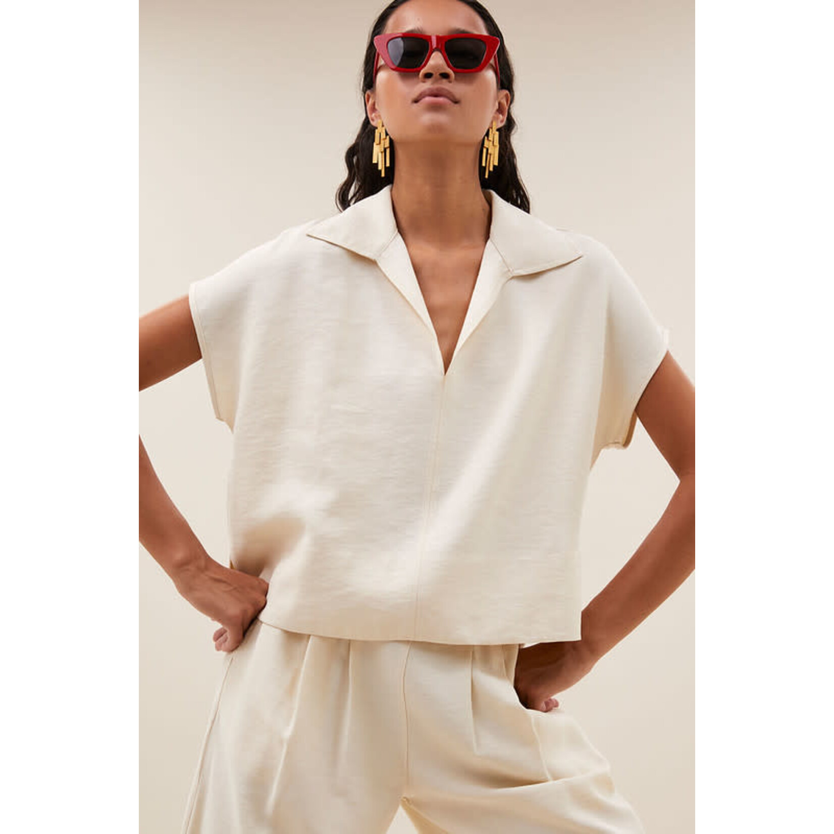 By-Bar Zia blouse Cream