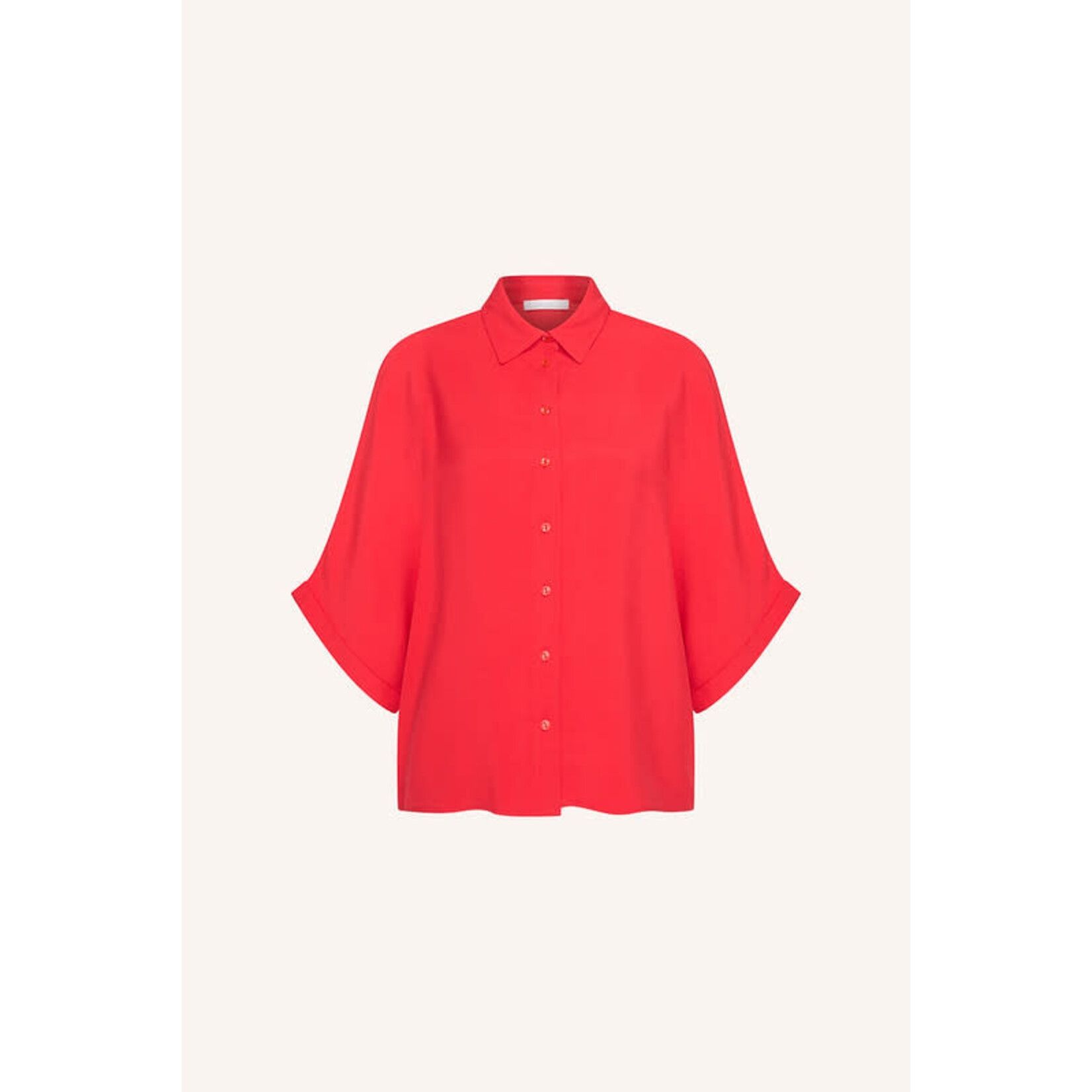 By-Bar Sunny satin stripe blouse Lollipop