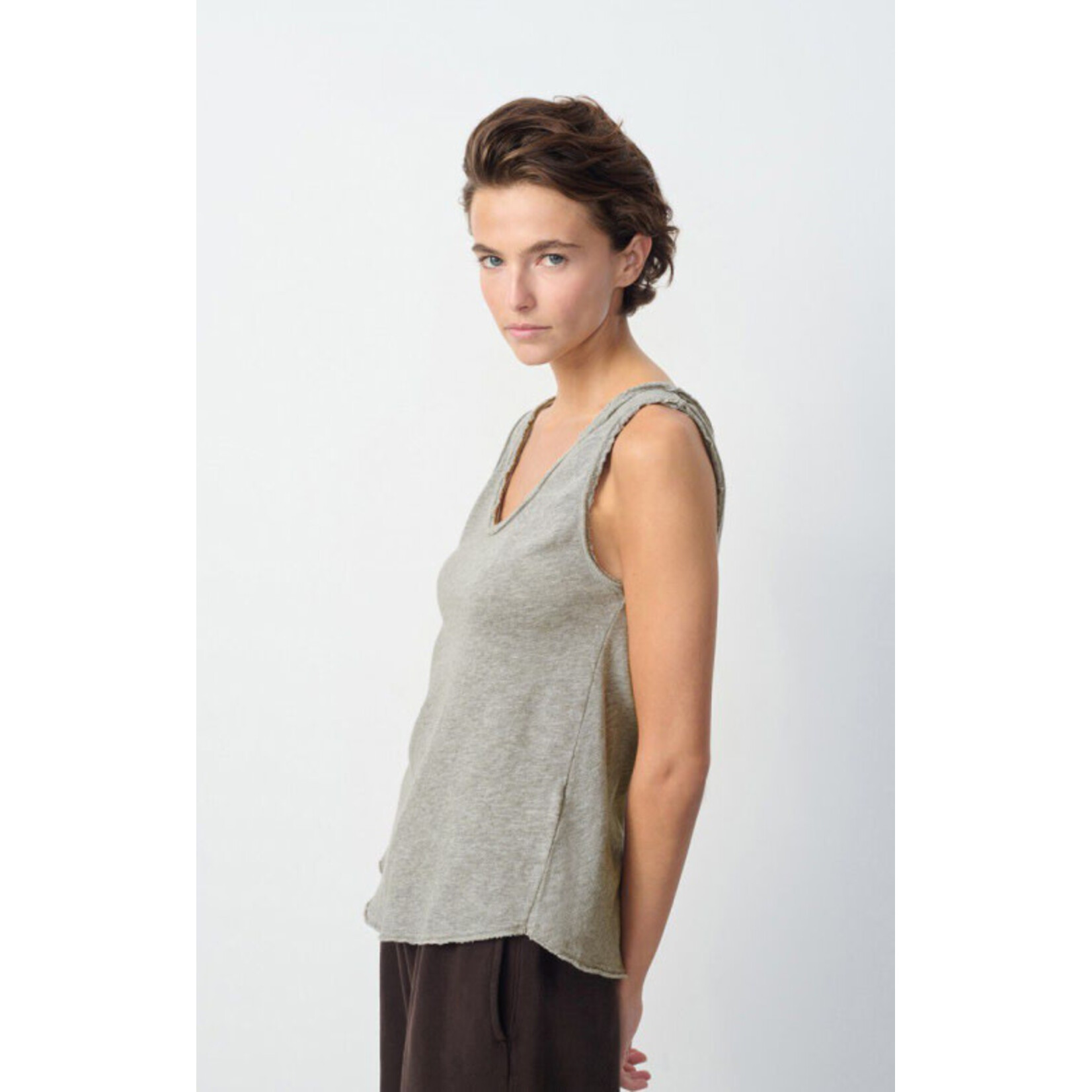 American Vintage Sonoma top Gris chine