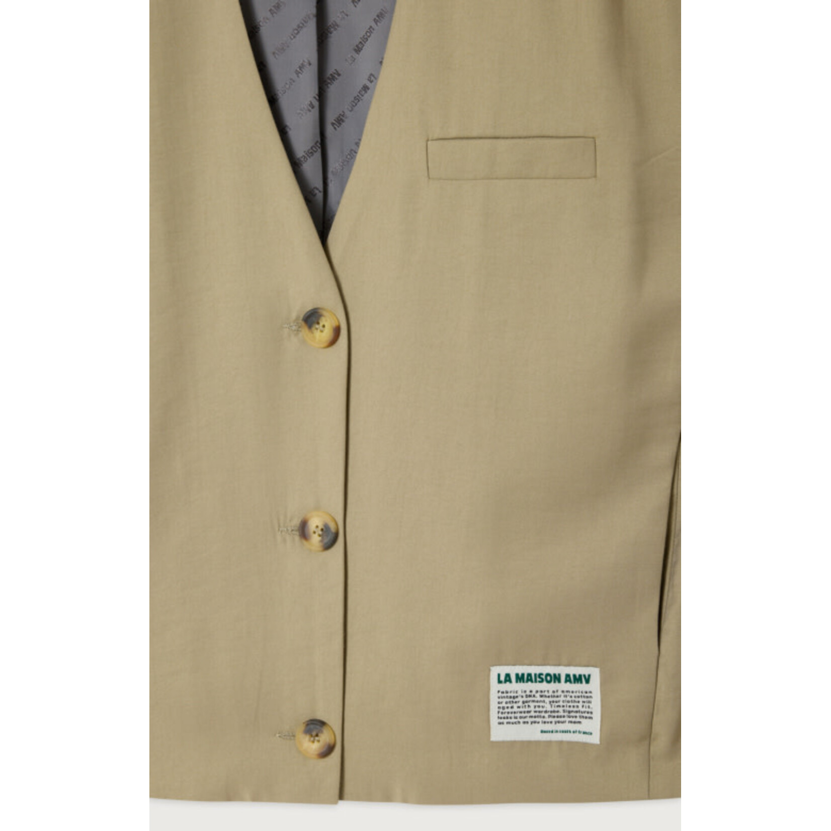 American Vintage Lanow gilet Oak