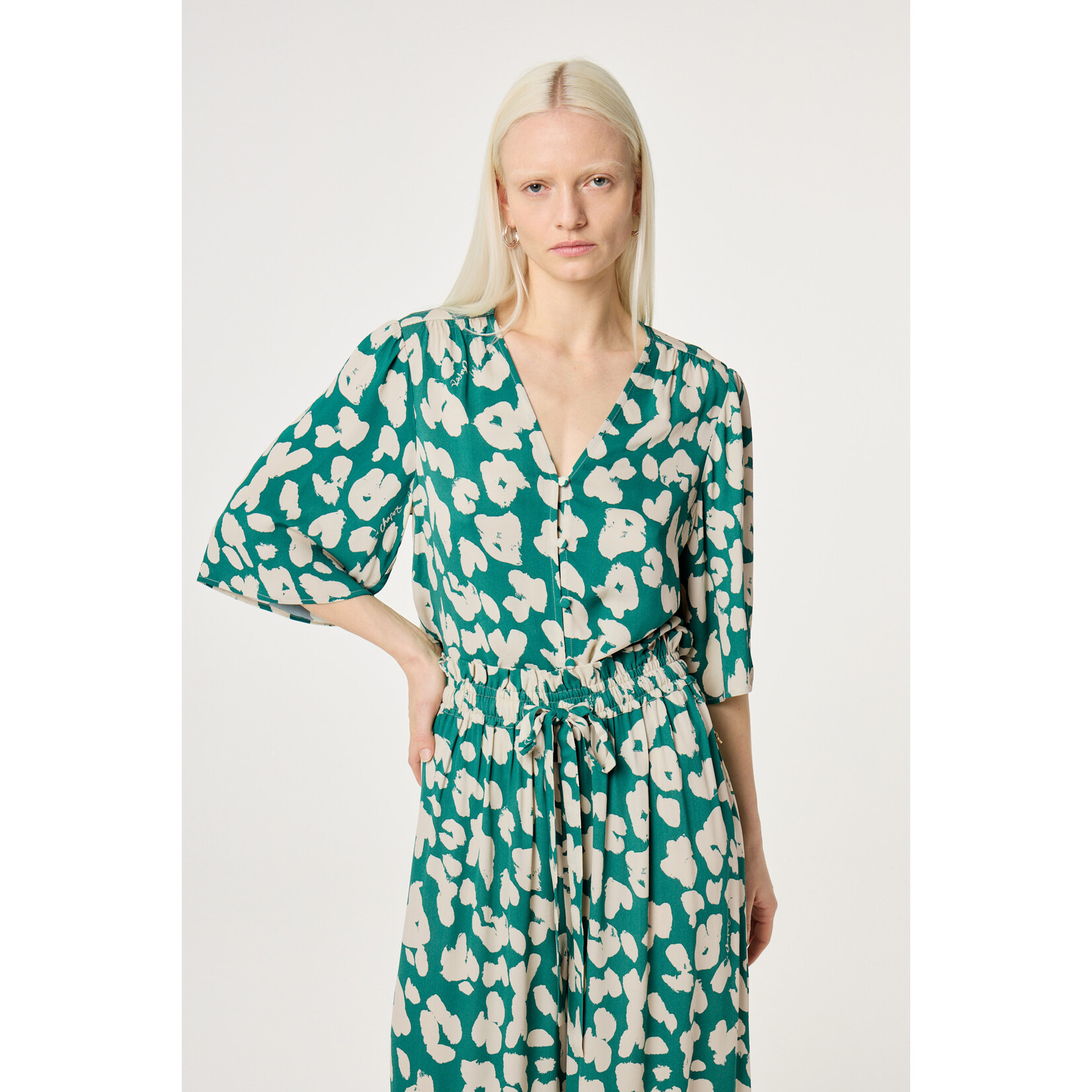 Fabienne Chapot Starlet blouse Evergreen/cosy white