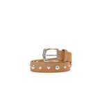Fabienne Chapot Play of studs belt suede Quick sand