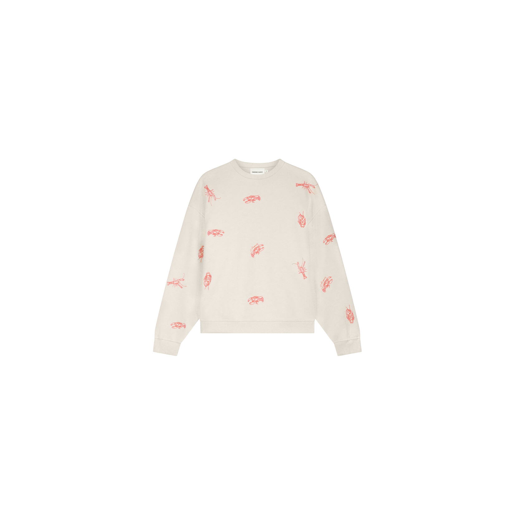 Fabienne Chapot Terry sweater Oatmeal melange