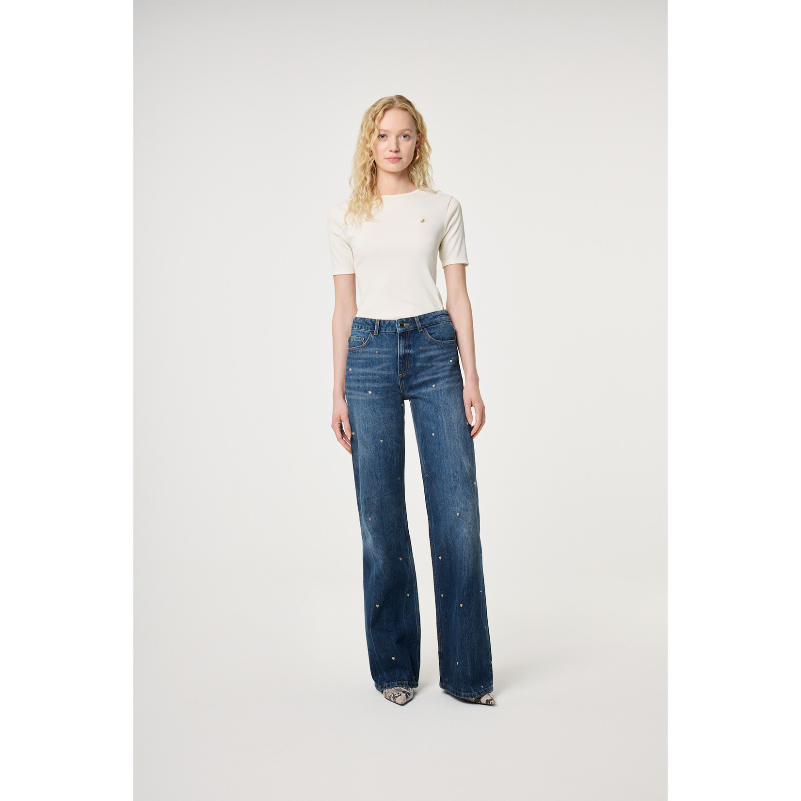 Fabienne Chapot Thea wide leg jeans Mid blue