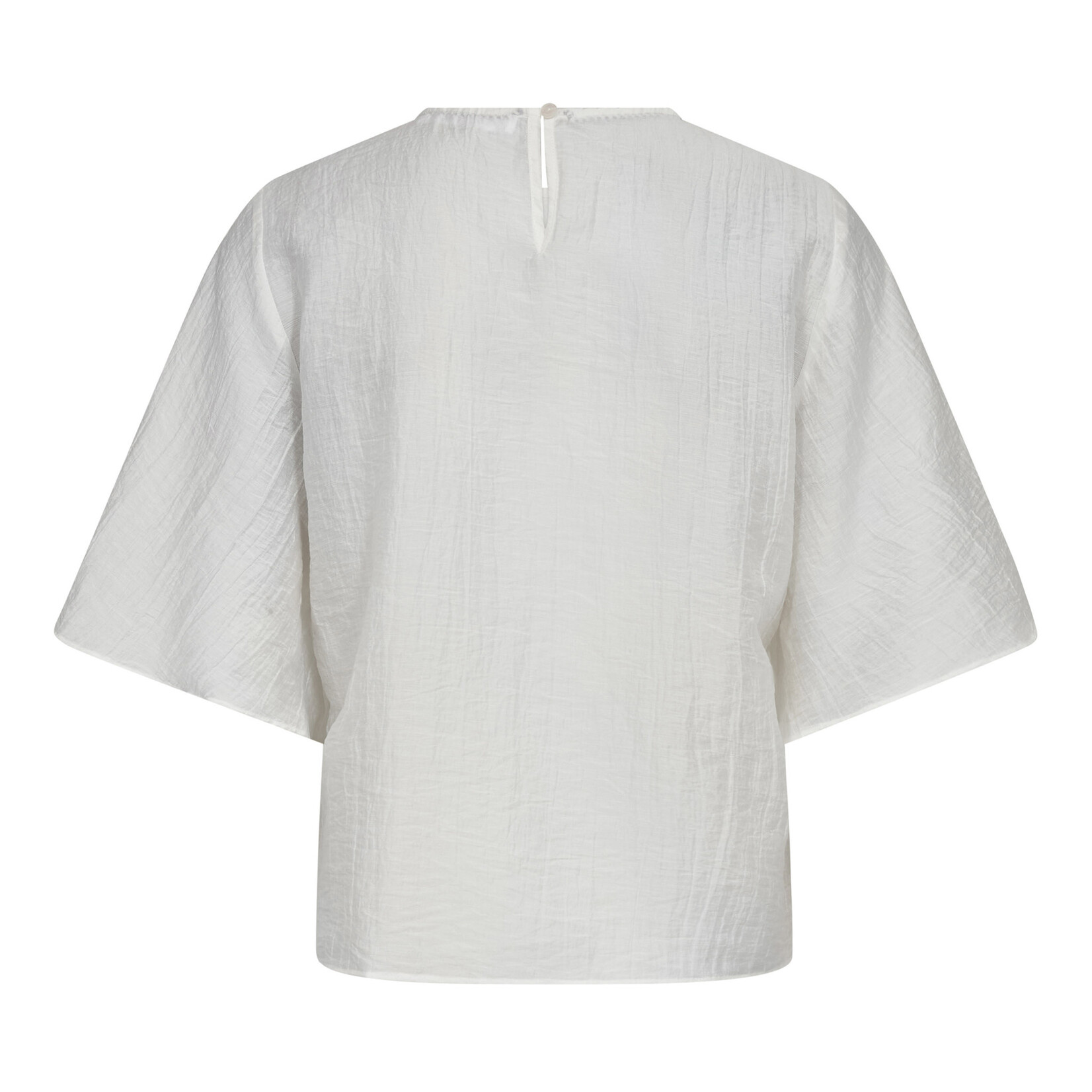 Co'couture Conny drape blouse White