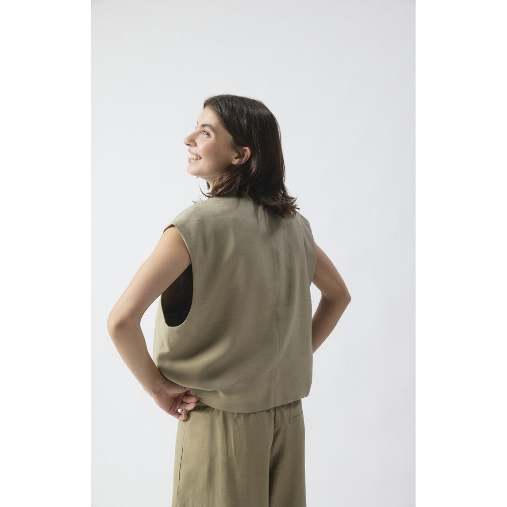 American Vintage Lanow gilet Oak