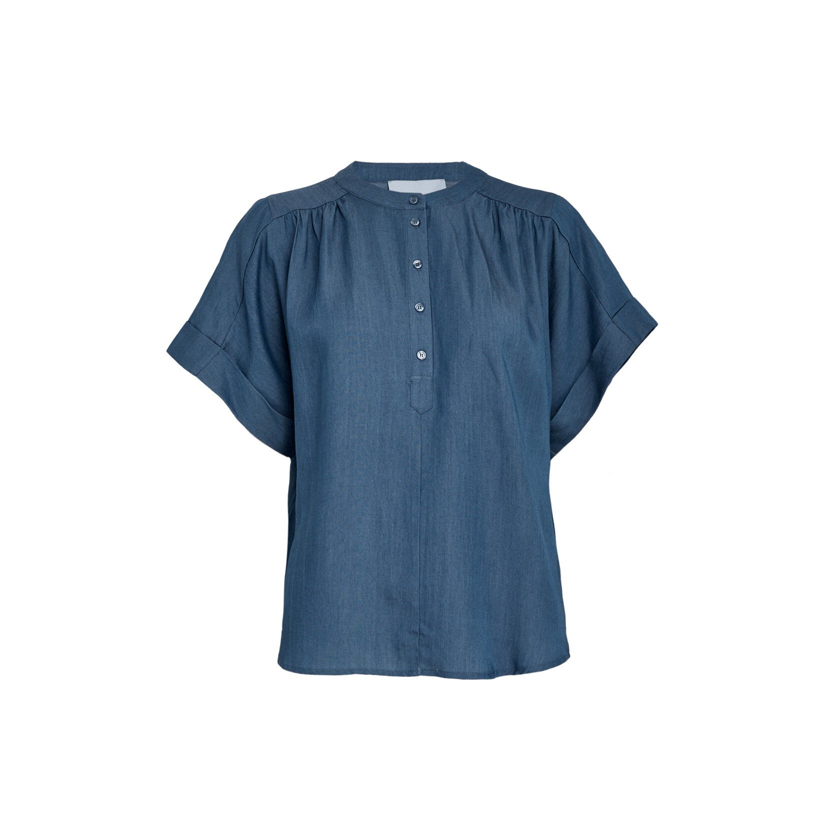 Minus Mirja blouse Mid blue