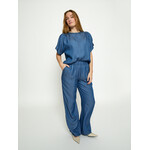 Minus Mirja mid waist pant Mid blue