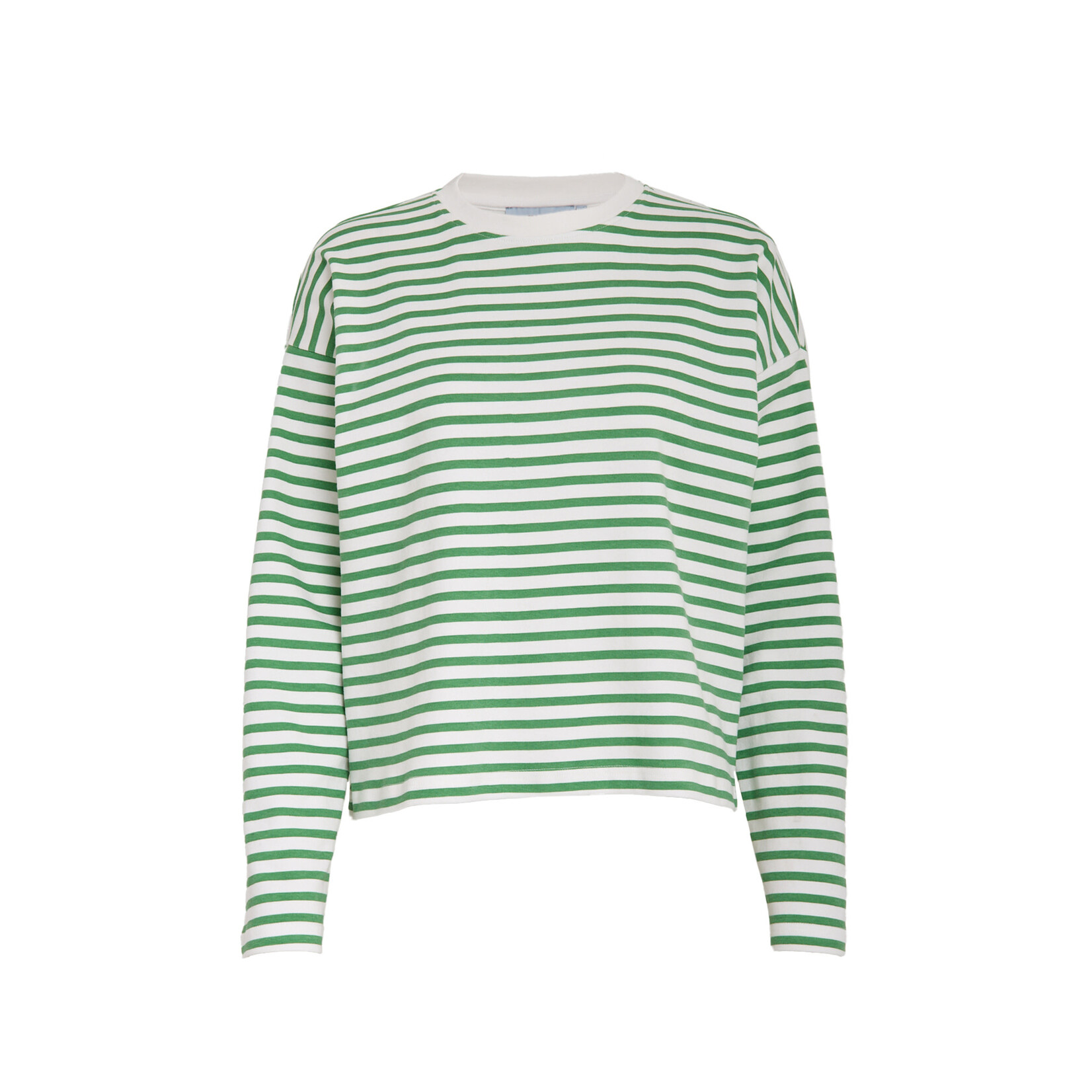 Minus Denisa striped long sleeve Greenbriar