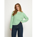 Minus Denisa striped long sleeve Greenbriar