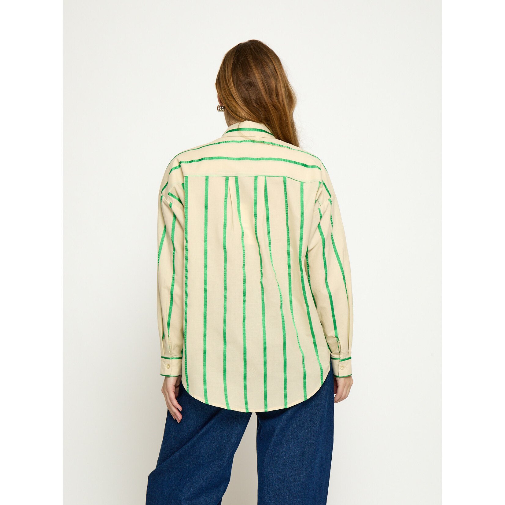 Minus Eleni oversize shirt Greenbriar