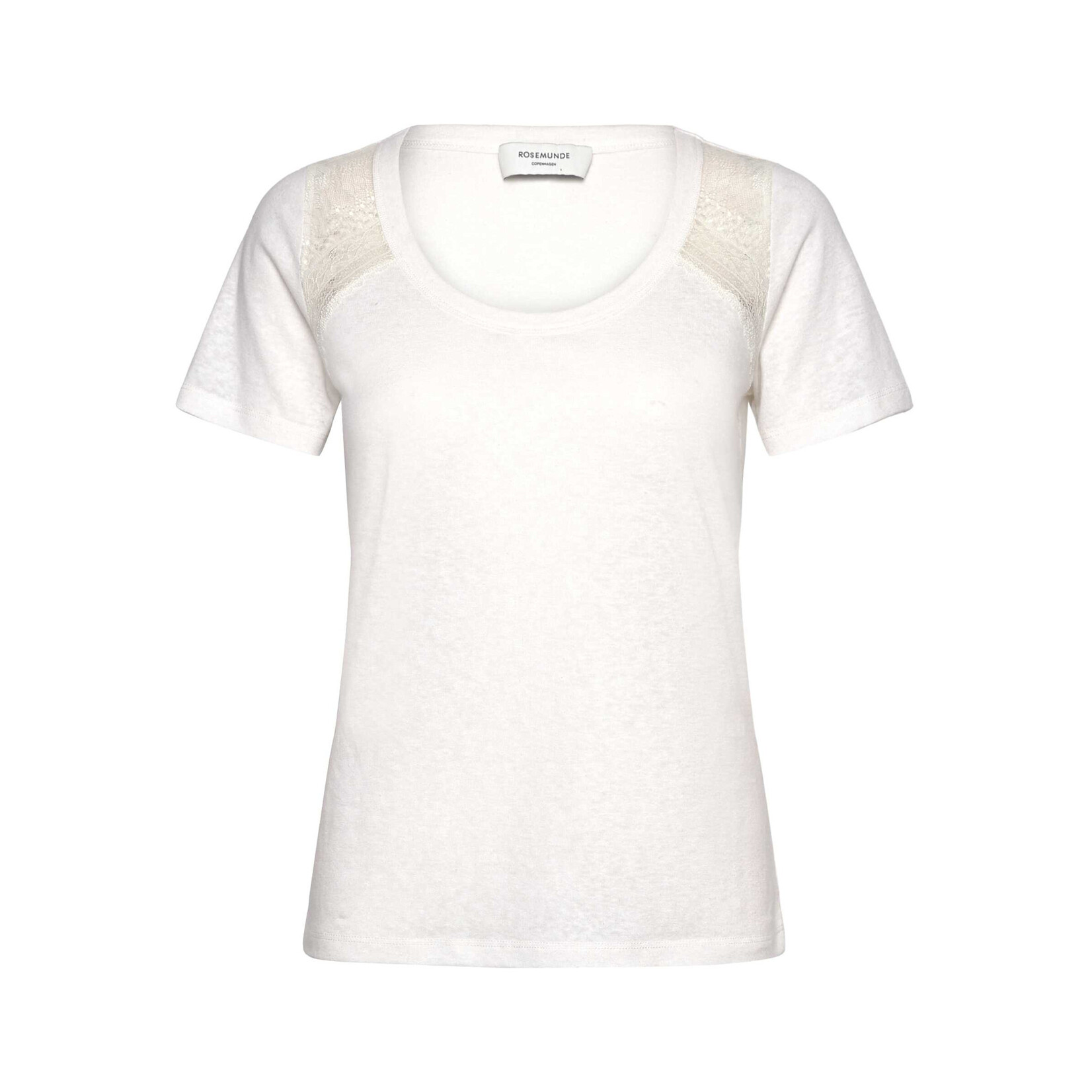 Rosemunde Laura linen t-shirt Ivory