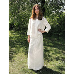 Rosemunde Esther linen 3/4 sleeve blouse New white