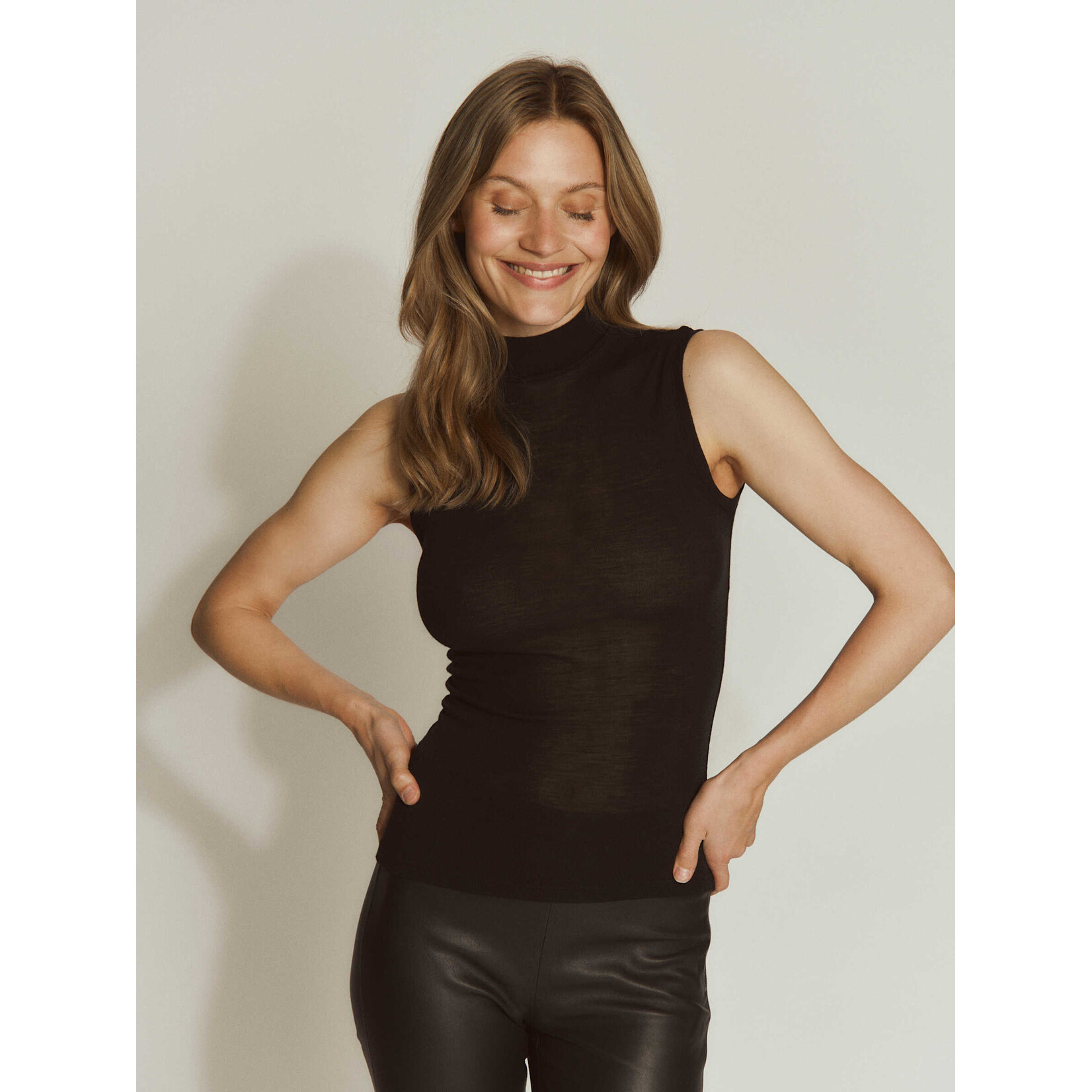 Rosemunde Sara cashmere top Black