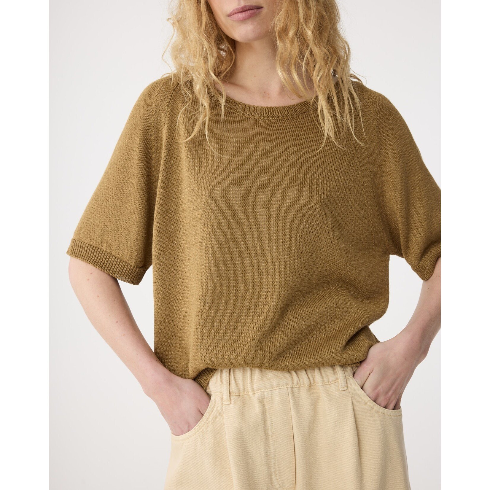 Knit-ted Felice pullover Bronze