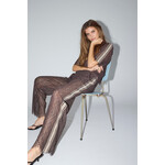 Co'couture Leti lace blouse Dark brown