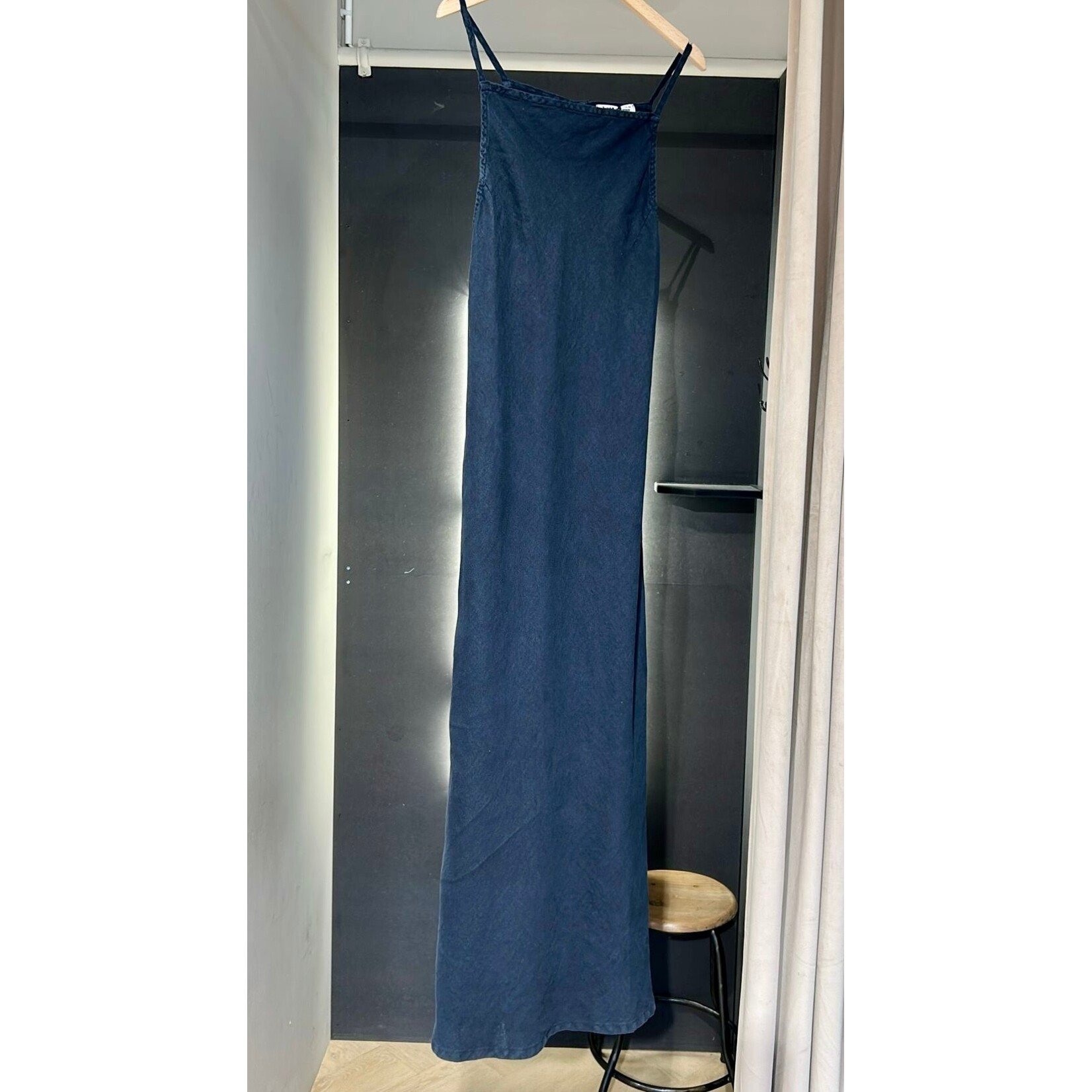 Lois Aura linen dress Navy