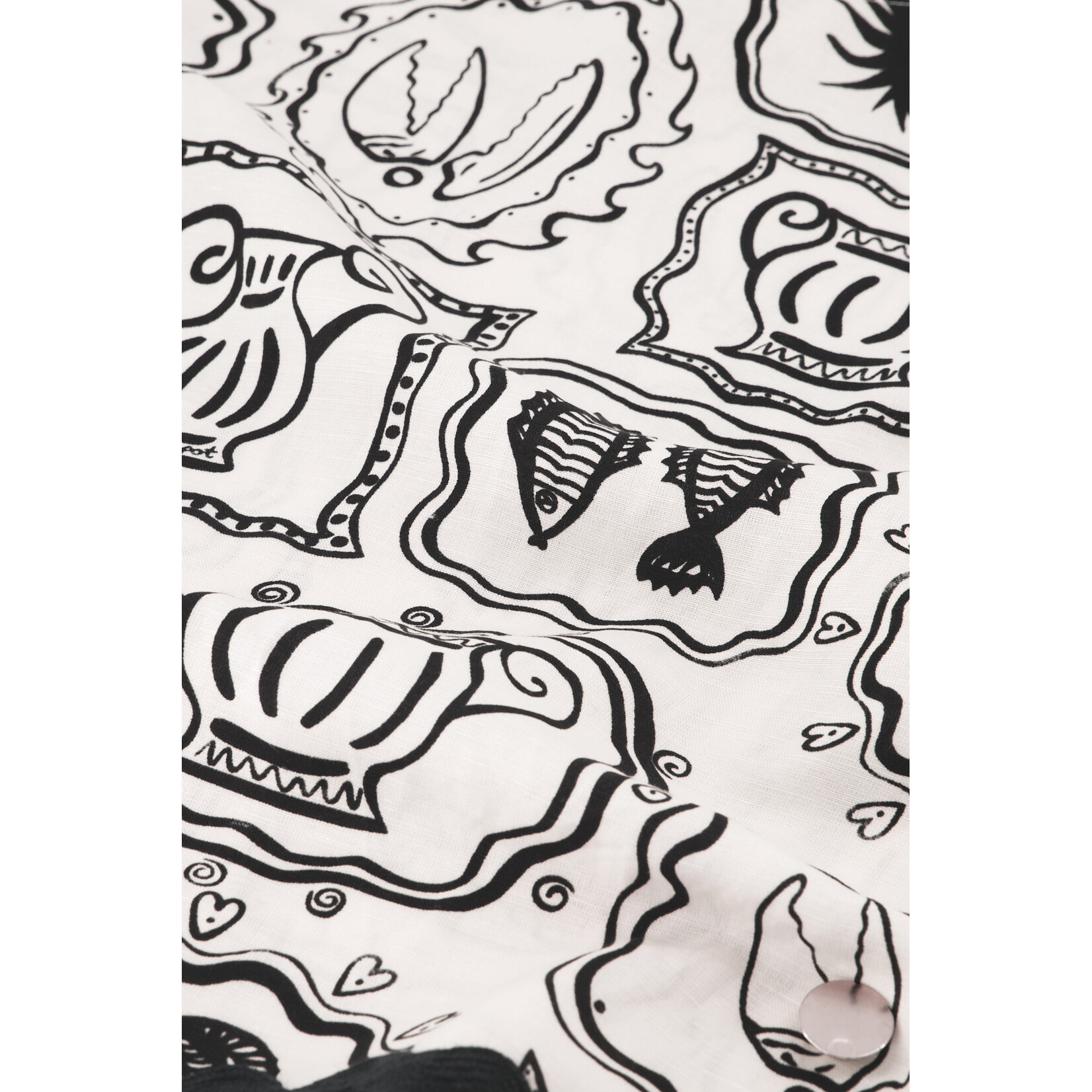 Fabienne Chapot Guicho trousers Cosy white/black