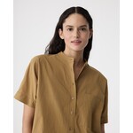 Knit-ted Shorty blouse Tabac