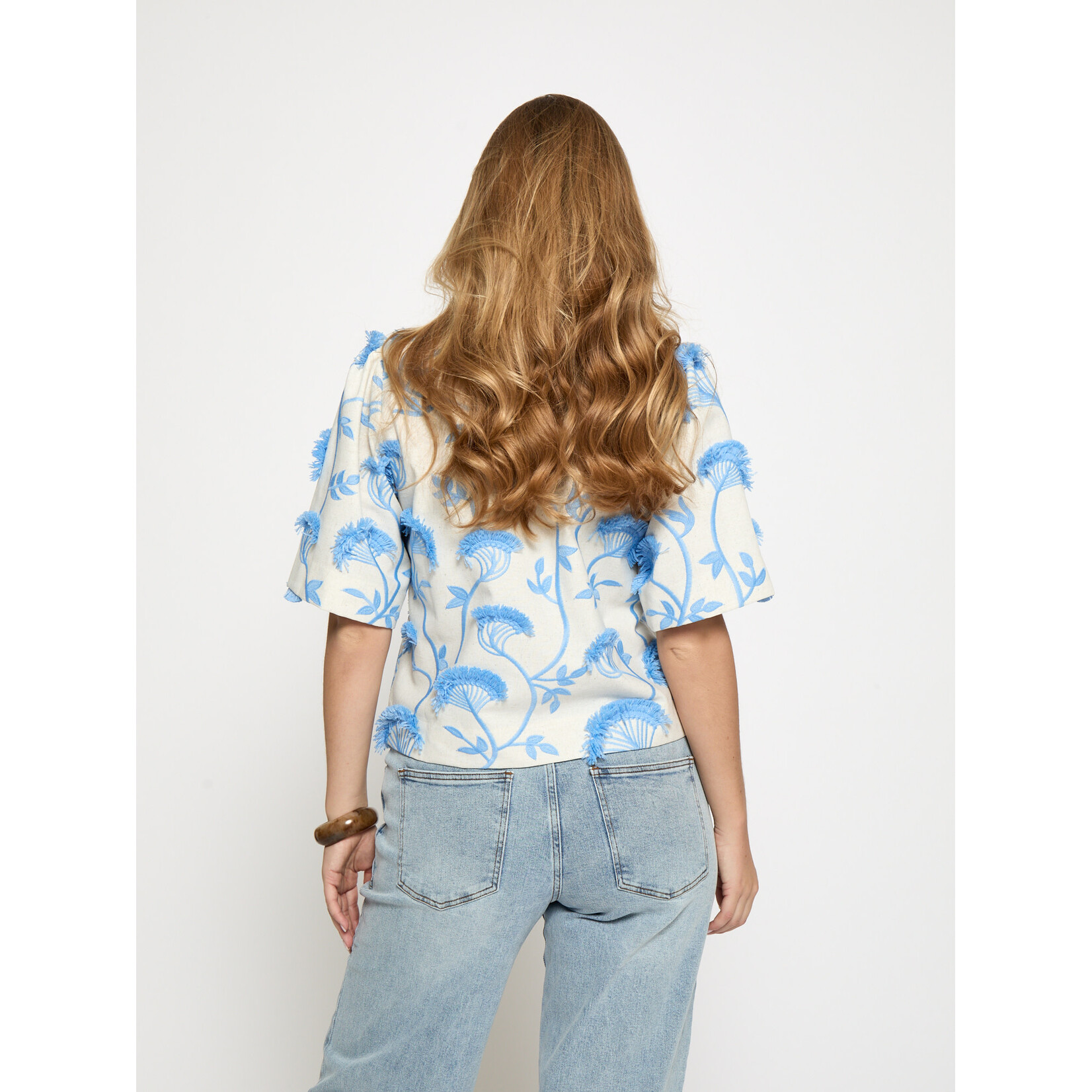 Minus Misja blouse Skyway blue