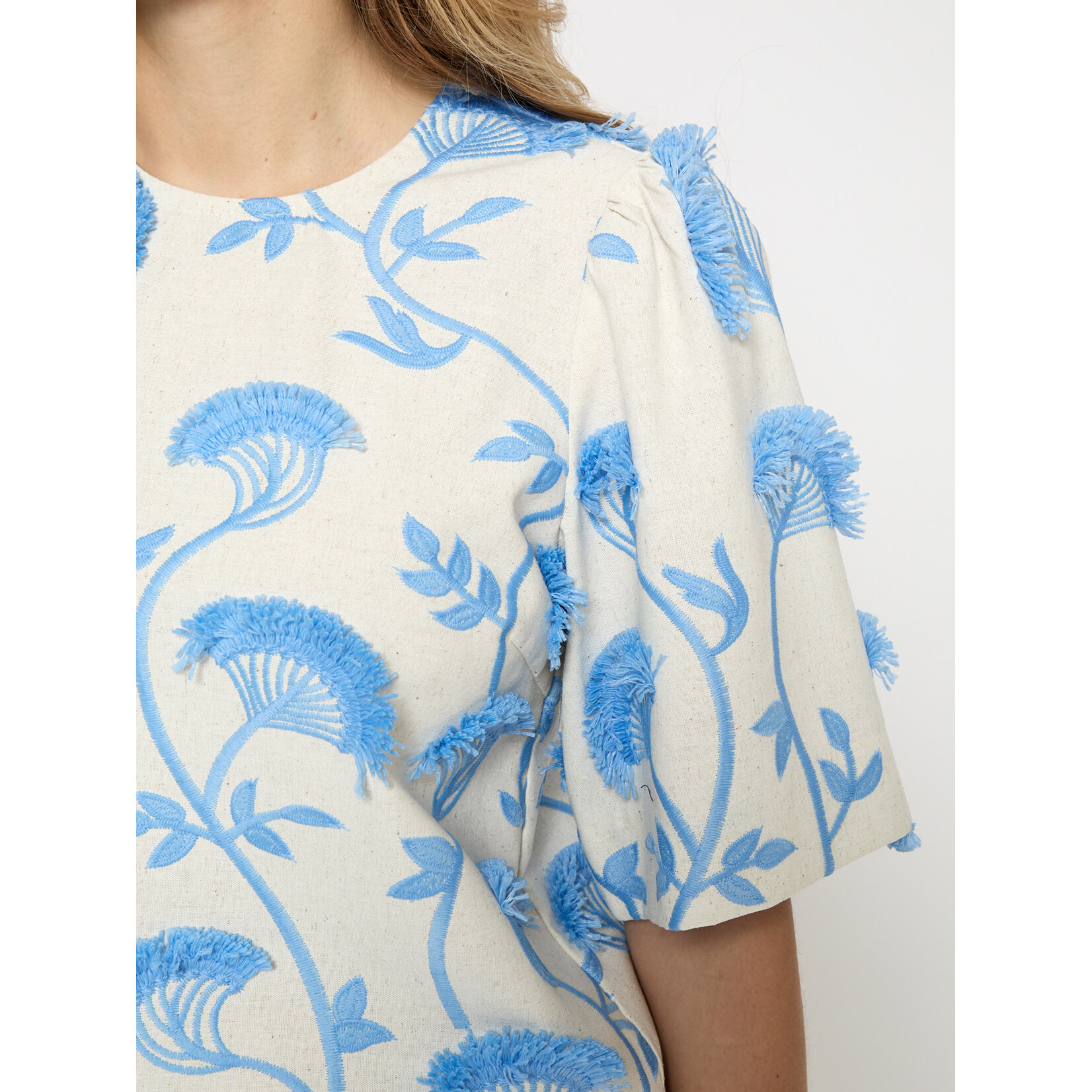 Minus Misja blouse Skyway blue