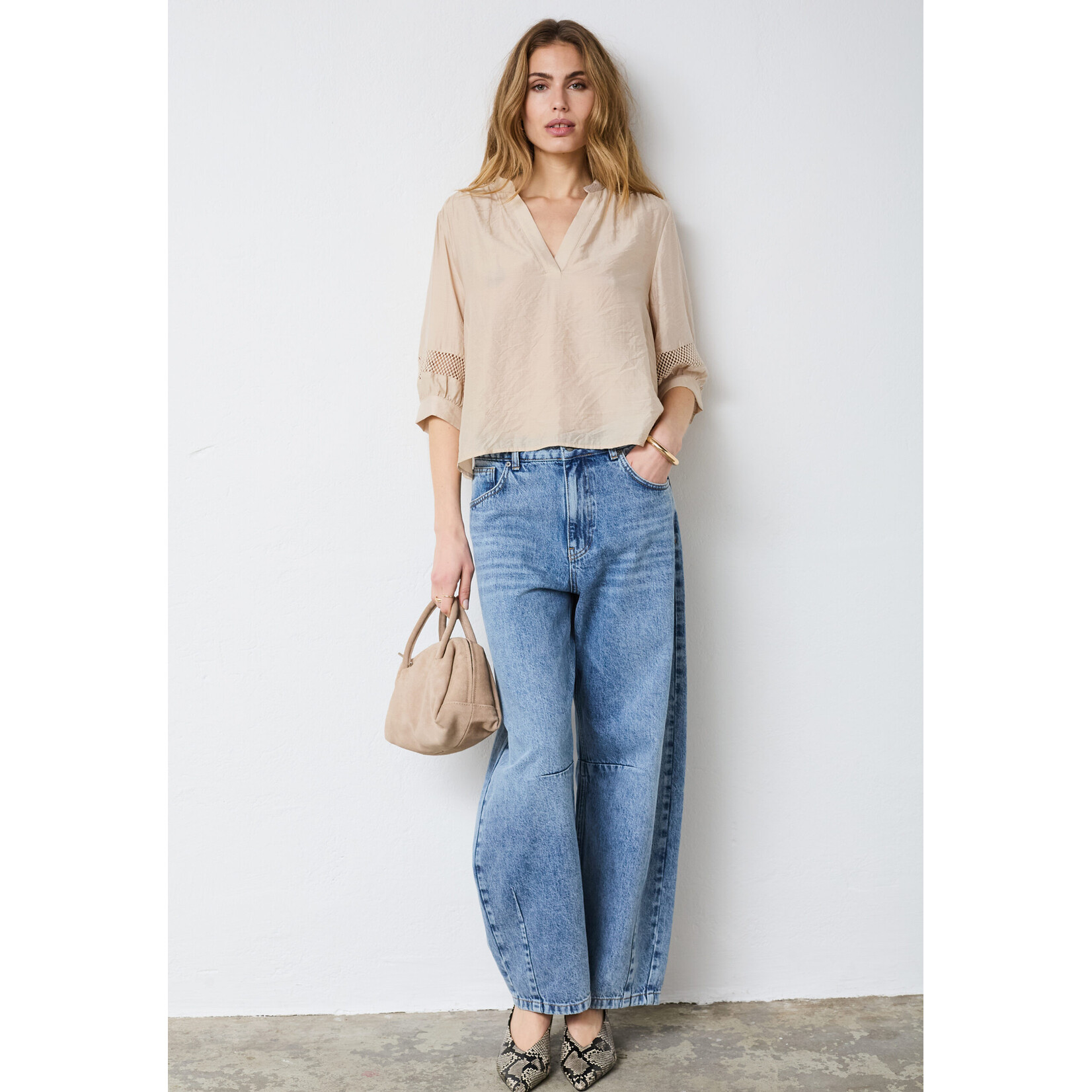 Co'couture Gwenda blouse Mink