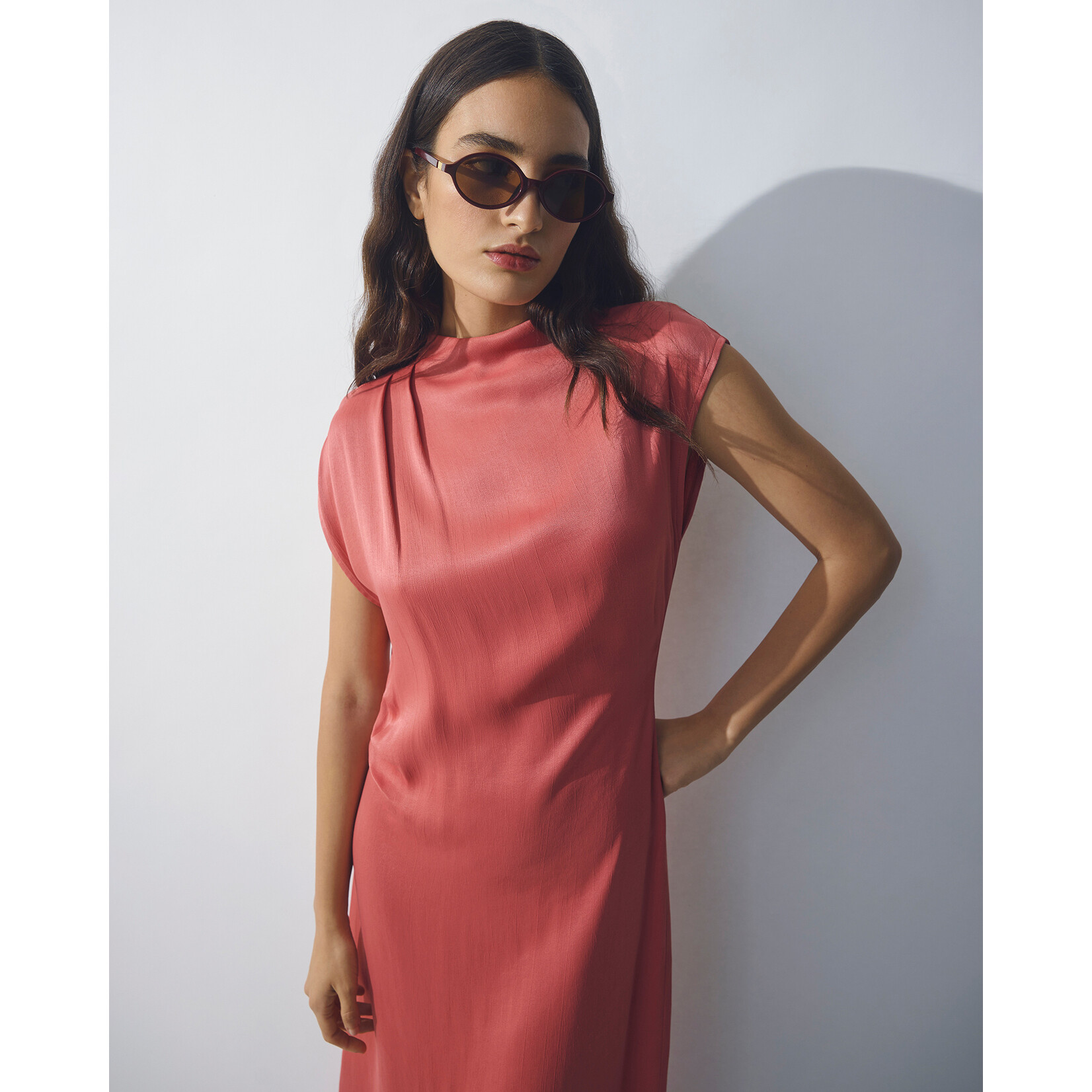 MSCH Clark dress Faded rose