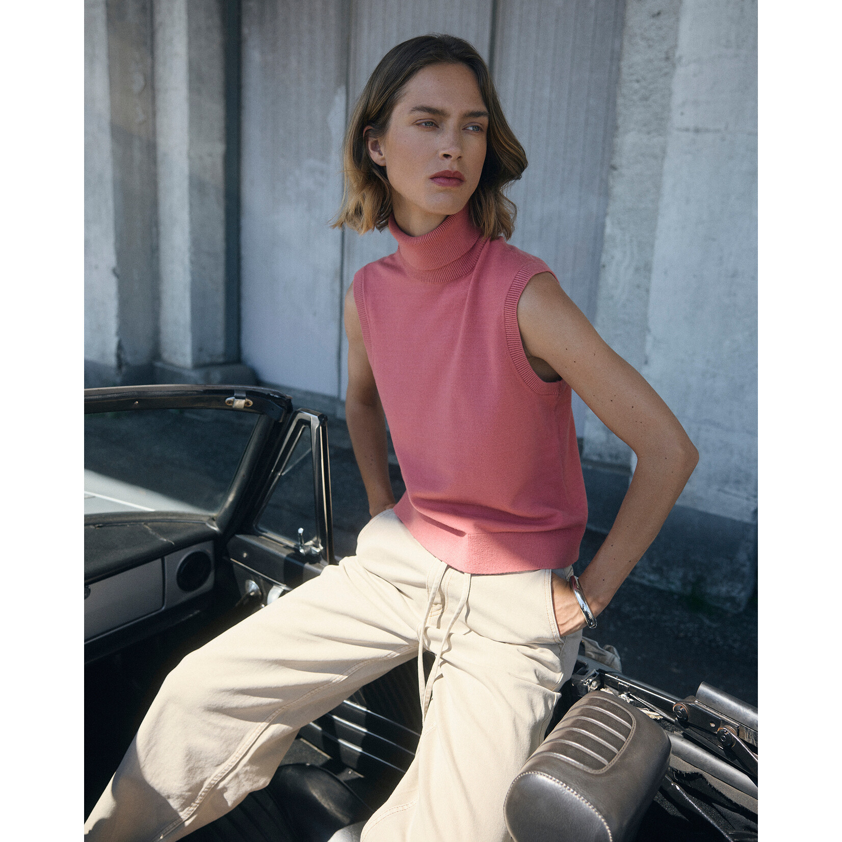 MSCH Isabis vest Faded rose