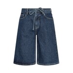 MSCH Elide ada denim shorts Dark blue wash