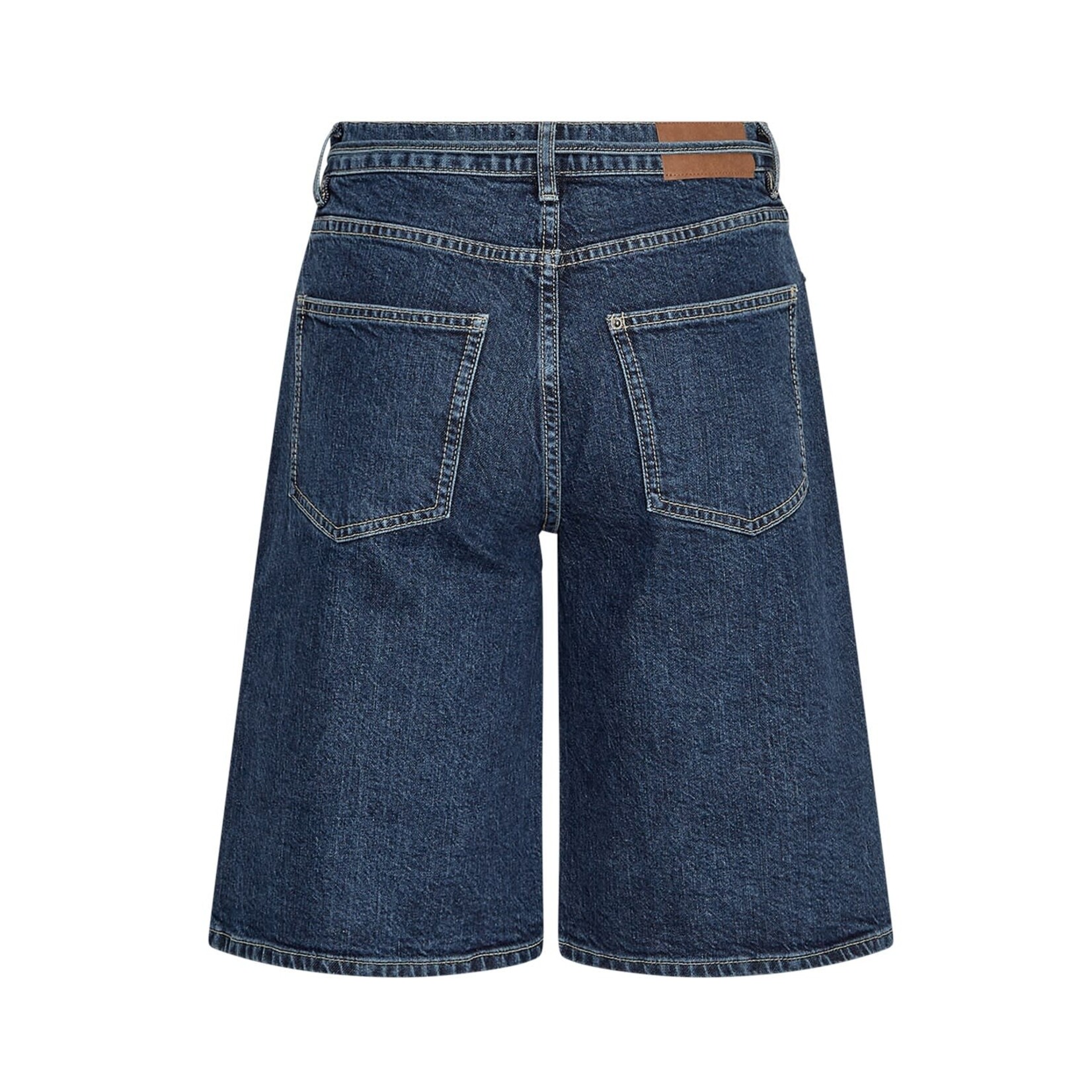 MSCH Elide ada denim shorts Dark blue wash