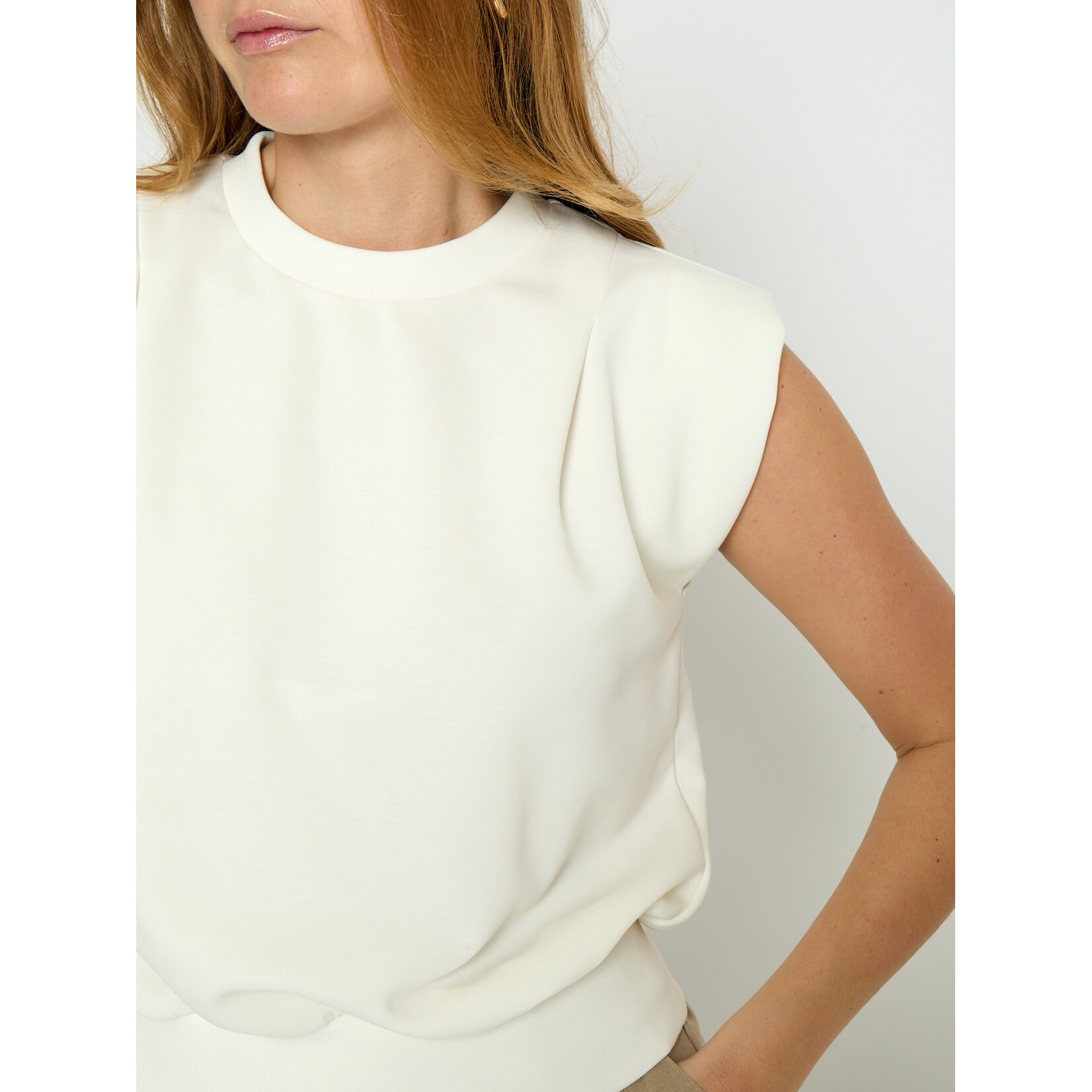 Minus Marta sweat Broken white