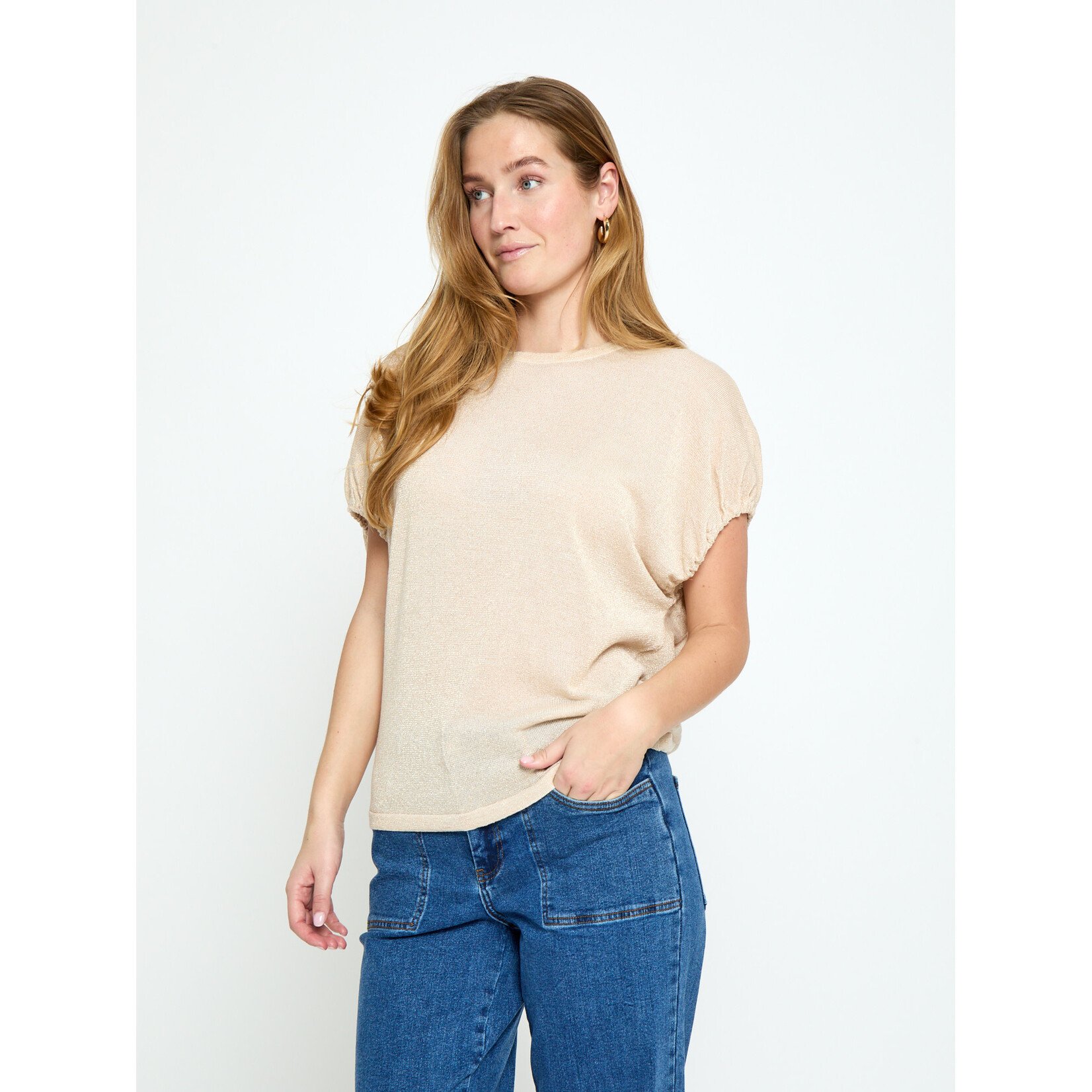 Minus Mara top Medal gold metallic