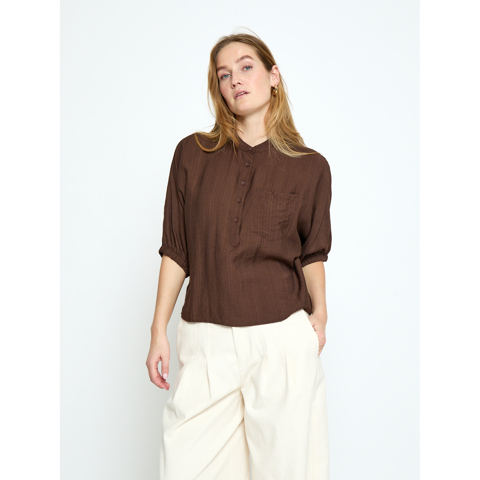 Minus Barbara blouse Chestnut