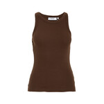 Minus Maluna rib top Chestnut