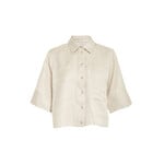 Minus Juno linen blouse Nomad sand melange