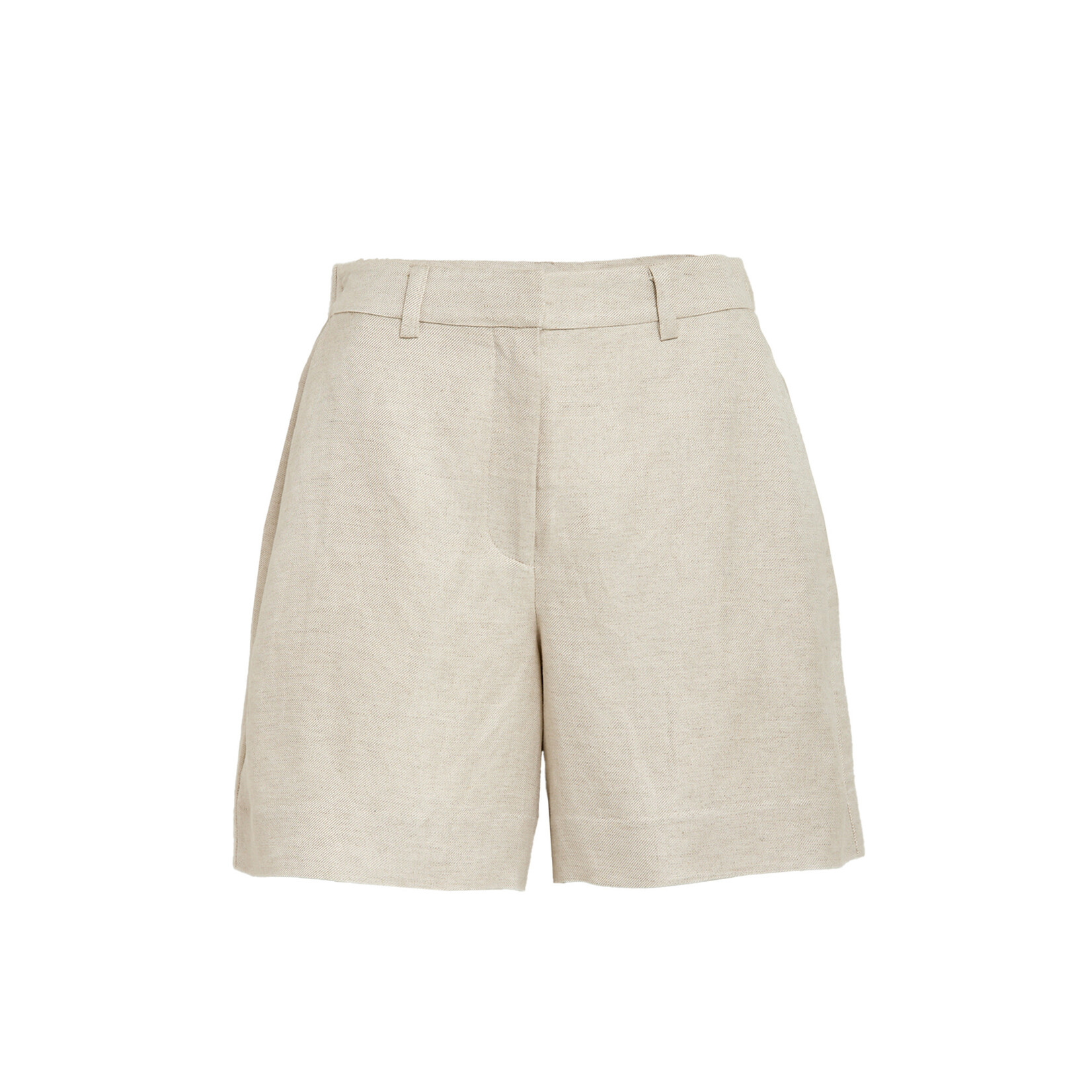 Minus Juno linen shorts Nomad sand melange