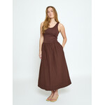 Minus Maria midi dress Chestnut