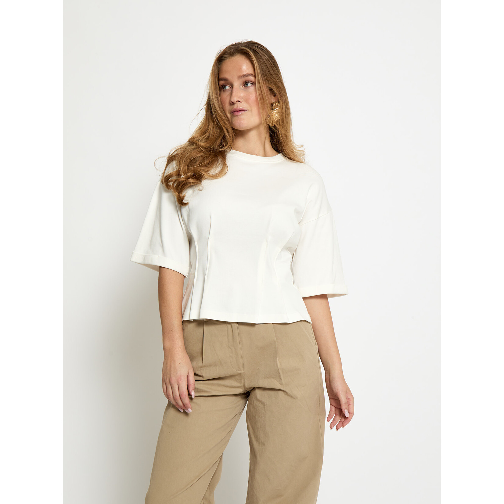 Minus Juniana t-shirt Cloud dancer